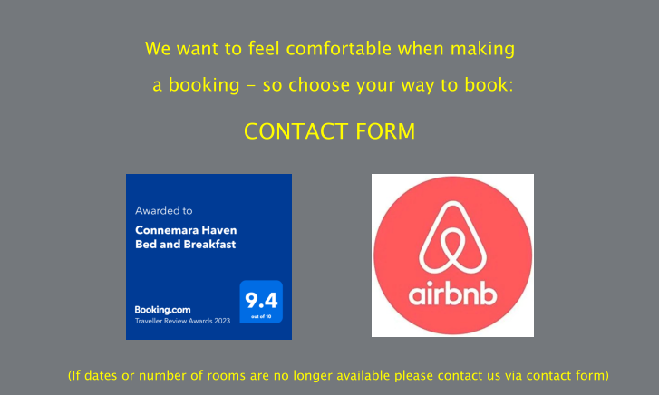 We want to feel comfortable when making  a booking - so choose your way to book: CONTACT FORM (If dates or number of rooms are no longer available please contact us via contact form)